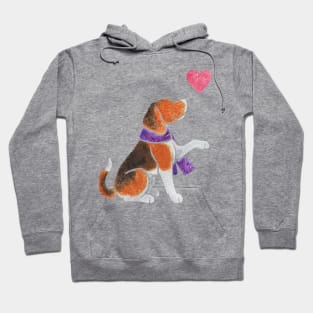 Watercolour Beagle Hoodie